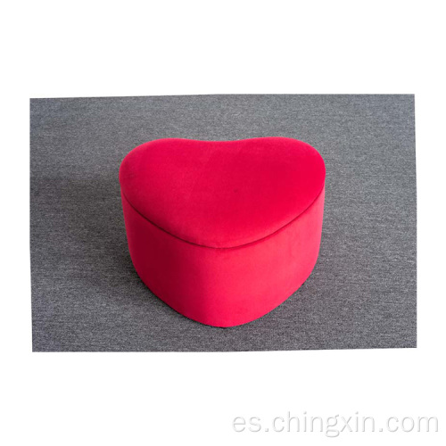 Venta de terciopelo rojo Otomano Muebles de sala de estar